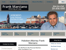 Tablet Screenshot of hobokenattorney.com